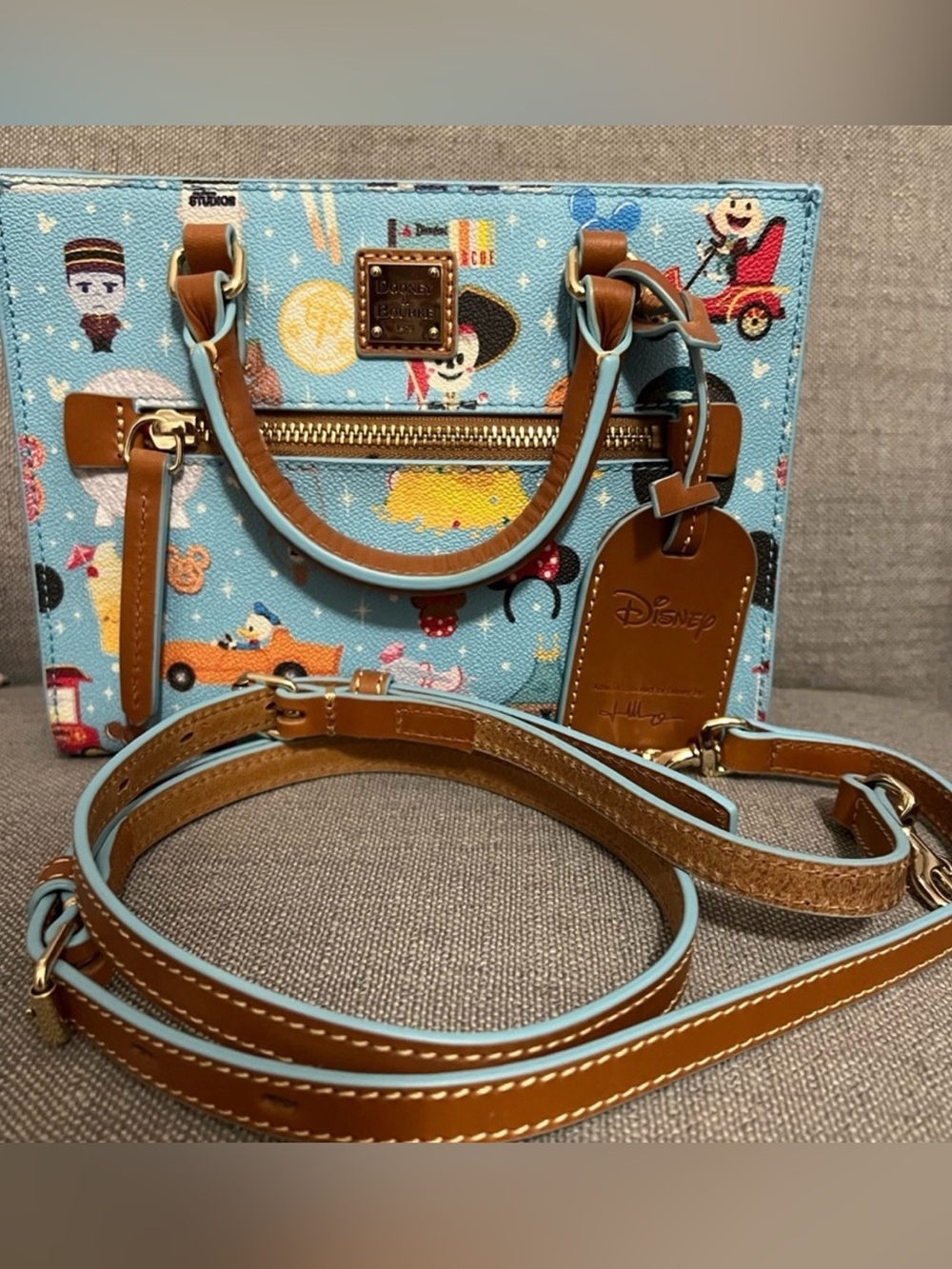 Dooney & Bourke Disney Parks x Jerrod Maruyama Mini Zip Crossbody Bag